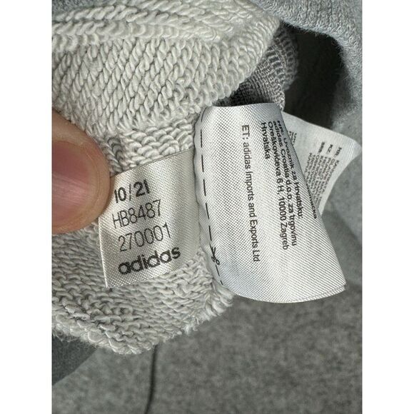 MLS‎ Portland Timbers Adidas Hoodie Mens M Gray Fleece Pullover Soccer - Picture 9 of 11